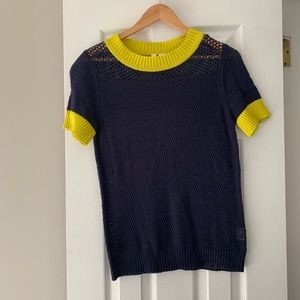 Anthropologie short sleeved “sweater”